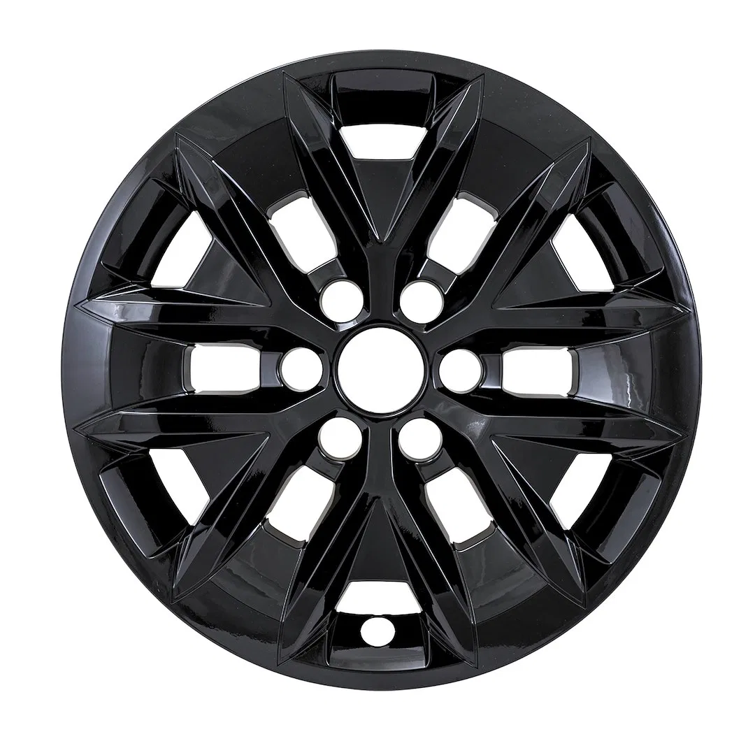 IMP516BLK – COAST2COAST Wheel Skin, 16 Inch 6 Y Spokes Snap-On Painted Gloss Black ABS Plastic Set Of 4 Fits Over And...